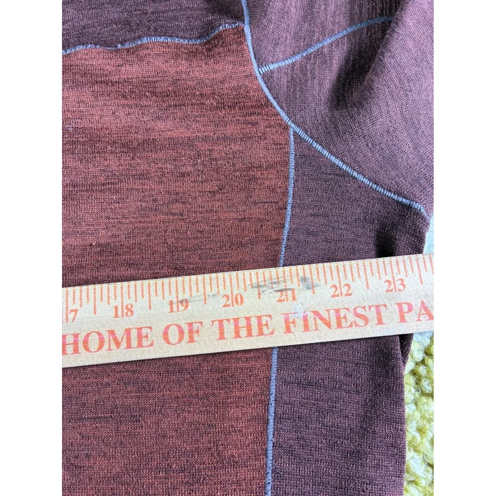 Kuhl Revel 1/4 Zip Pullover Mens Large‎ Rust Brown Heathered Sweater 3112